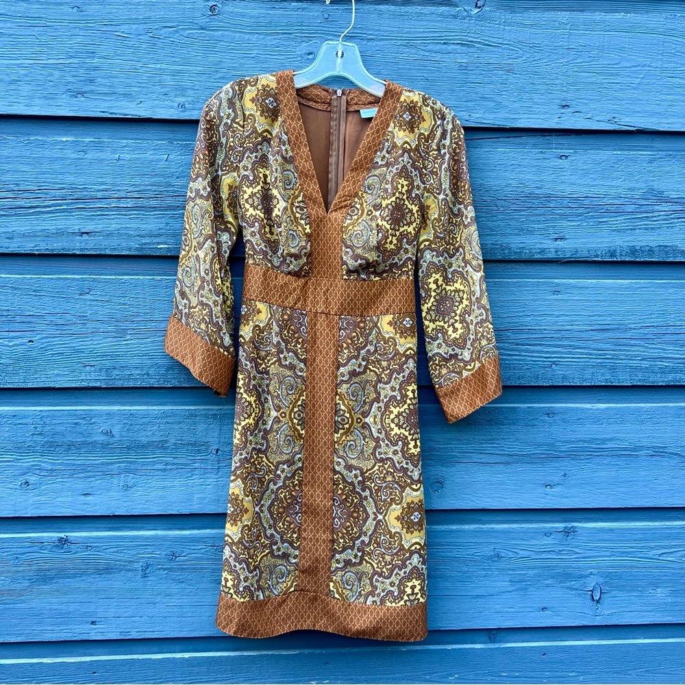 NEW YORK & COMPANY VINTAGE KIMONO STLYE DRESS SIZE XS NEW